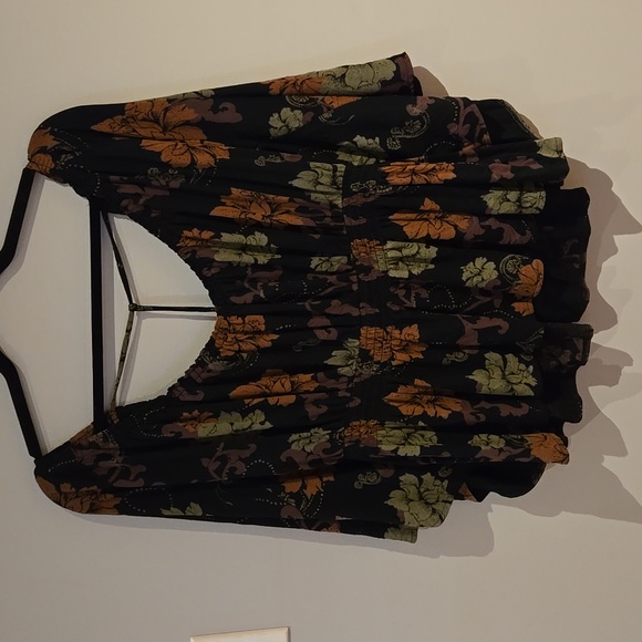 Free People Multicolor Floral Blouse - Picture 3 of 6